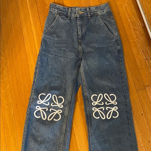no brand Denim - Anagram Baggy Wide Leg Jeans